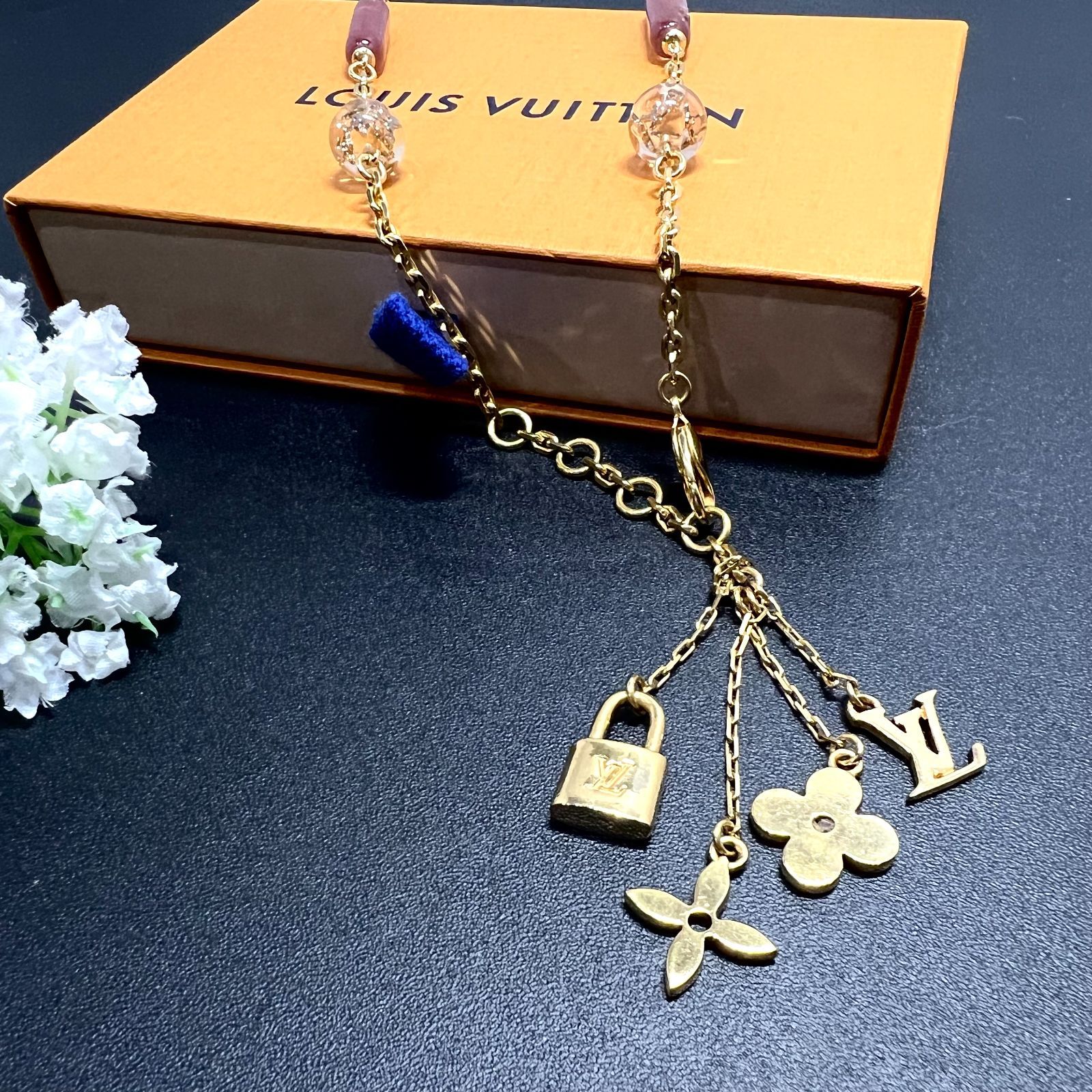 LOUIS VUITTON／ルイヴィトン M65544 ソトワール・ヴェール アンク 