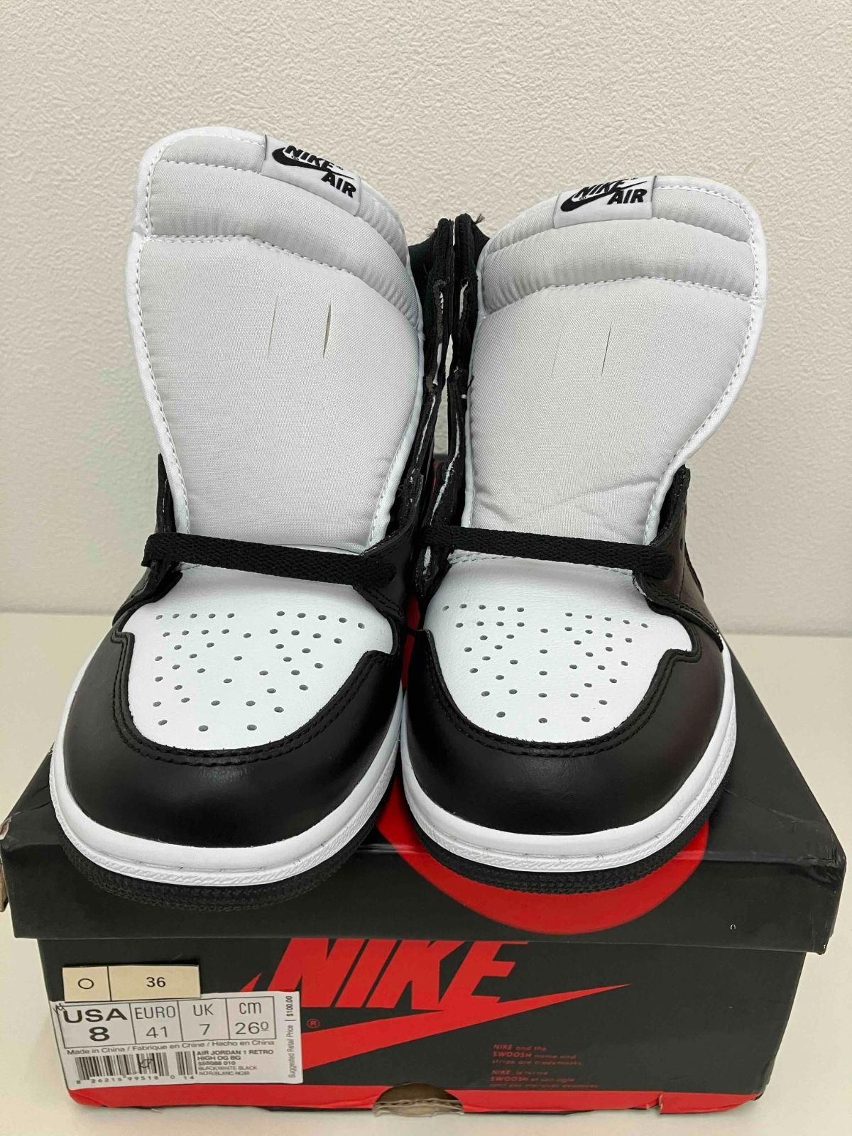 26.0cm Nike Air Jordan 1 Retro High OG 
