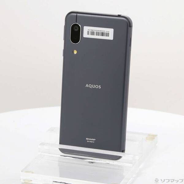 スマートフォン・携帯電話 〔品〕 AQUOS sense3 lite 64GB ブラック SH