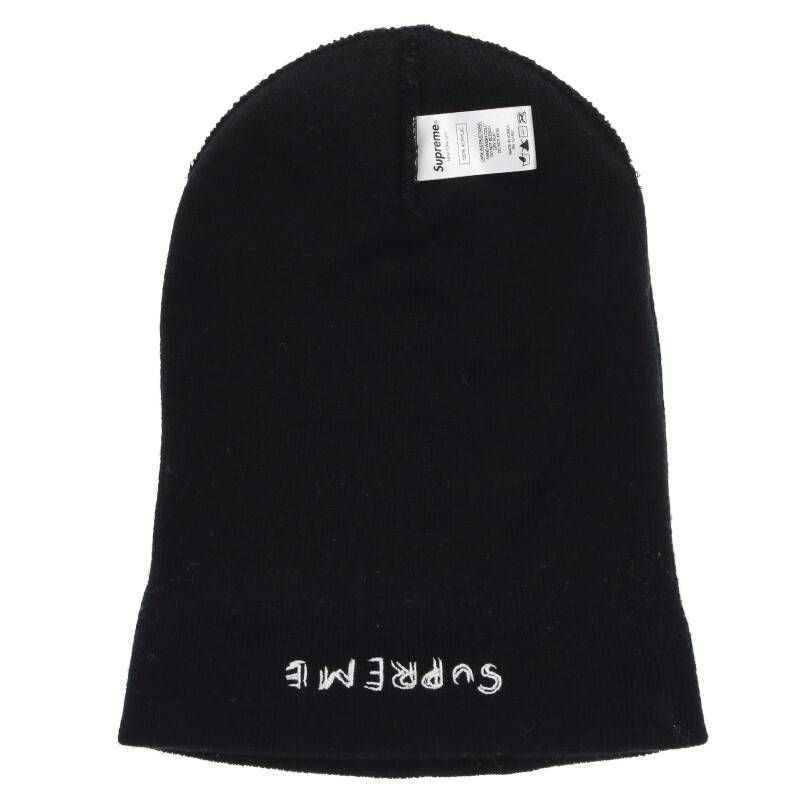 シュプリーム 20SS daniel johnston ニット帽　キャップ　黒 シュプリーム 20SS daniel johnston beanie キャラクター