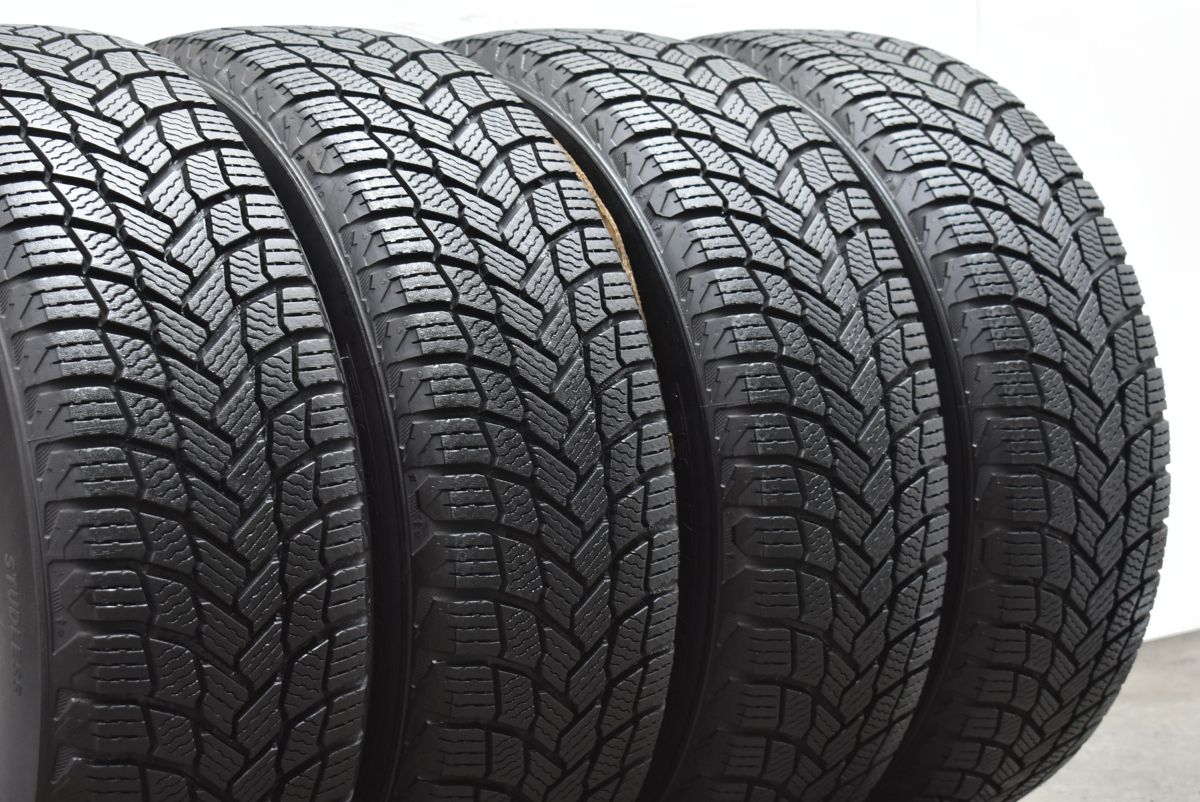 バリ溝 スタッドレス】ESTROSA 15in 6.5J +40 PCD100 ミシュラン X-ICE