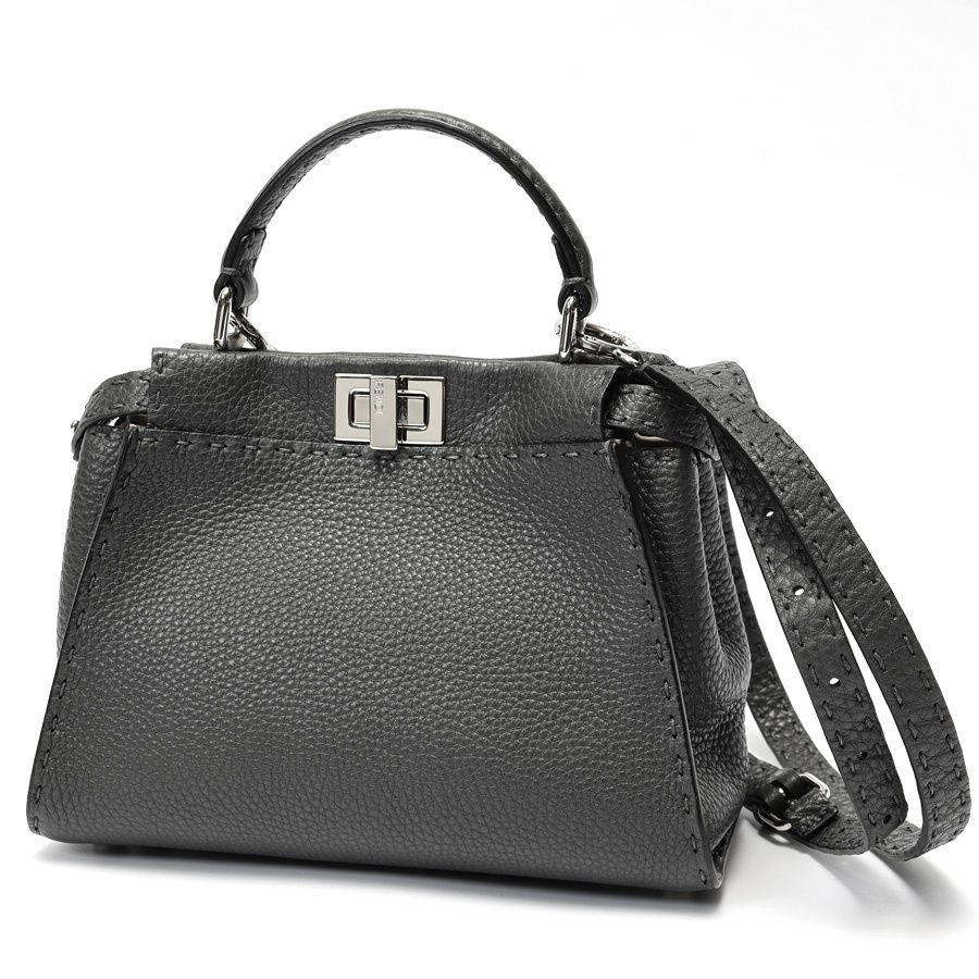 フェンディ / FENDI　ピーカブー スモール　セレリア バッグ　8BN244N8KF04YB　ダブグレー（グレージュ系）　【中古】 商品番号 S-156232 FENDI - フェンディ / FENDI ピーカブー スモール セレリア バッグ