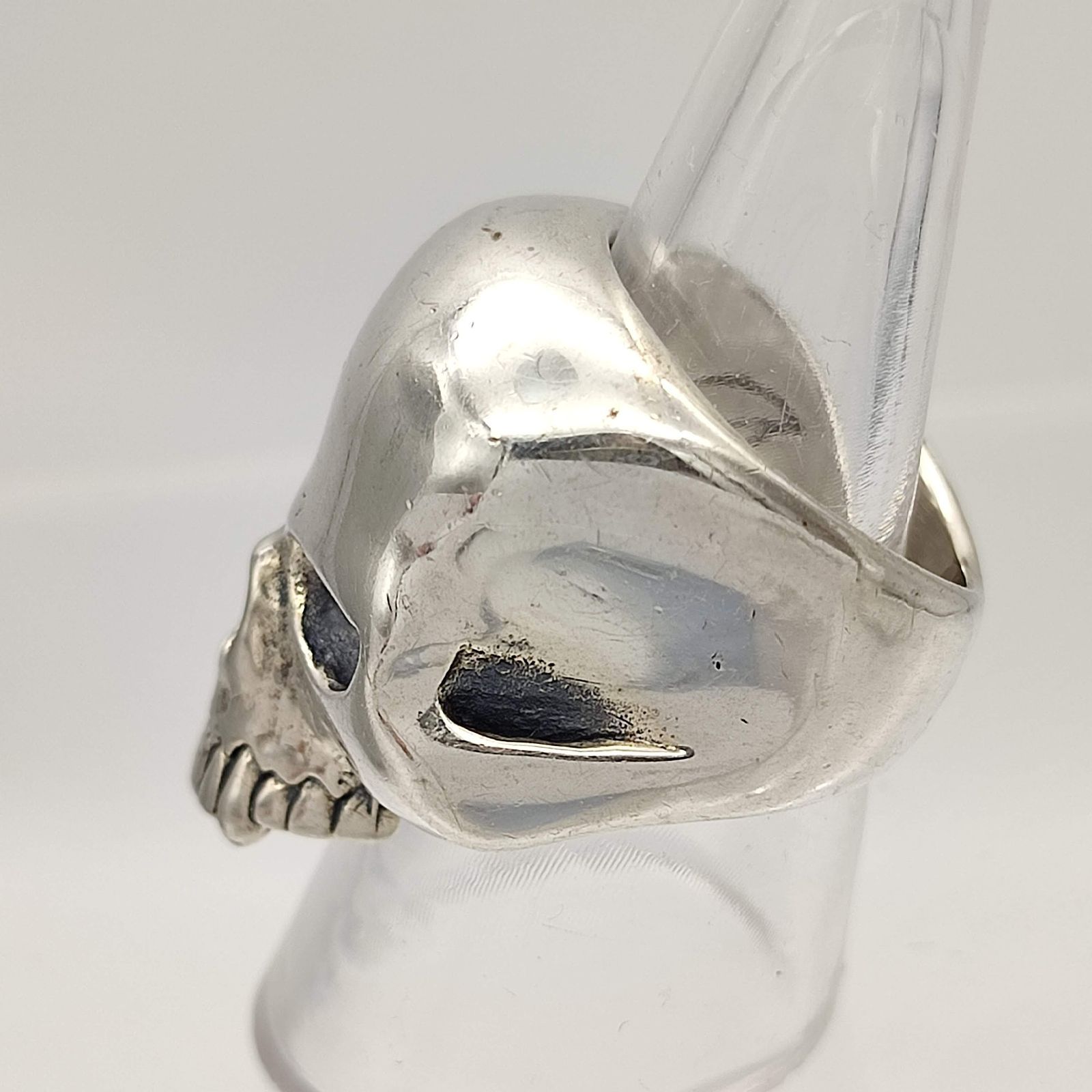 美品】CRAZY PIG クレイジーピッグ LARGE EVIL SKULL ラージ