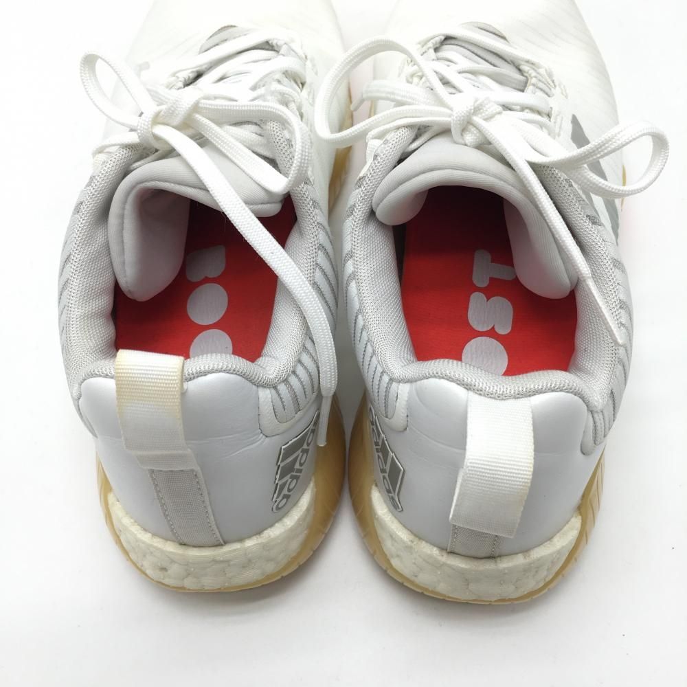 adidas - アディダス ゴルフシューズ 白×グレー スパイクレス コードカオス EE9102 メンズ 26.5 ゴルフウェア adidas アディダス ゴルフシューズ 白×グレー スパイクレス コード