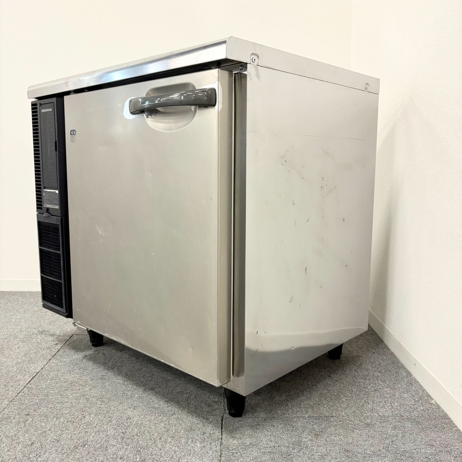 冷蔵コールドテーブル|ホシザキ|RT-80SNE1|幅800mm×奥行650mm×高さ800mm|2015年製|業務用|冷蔵庫|1596