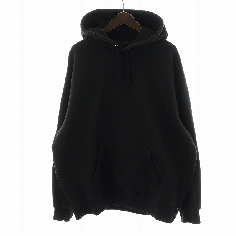 シュプリーム SUPREME パーカー プルオーバー バックプリント XL 黒 ブラック /AN37