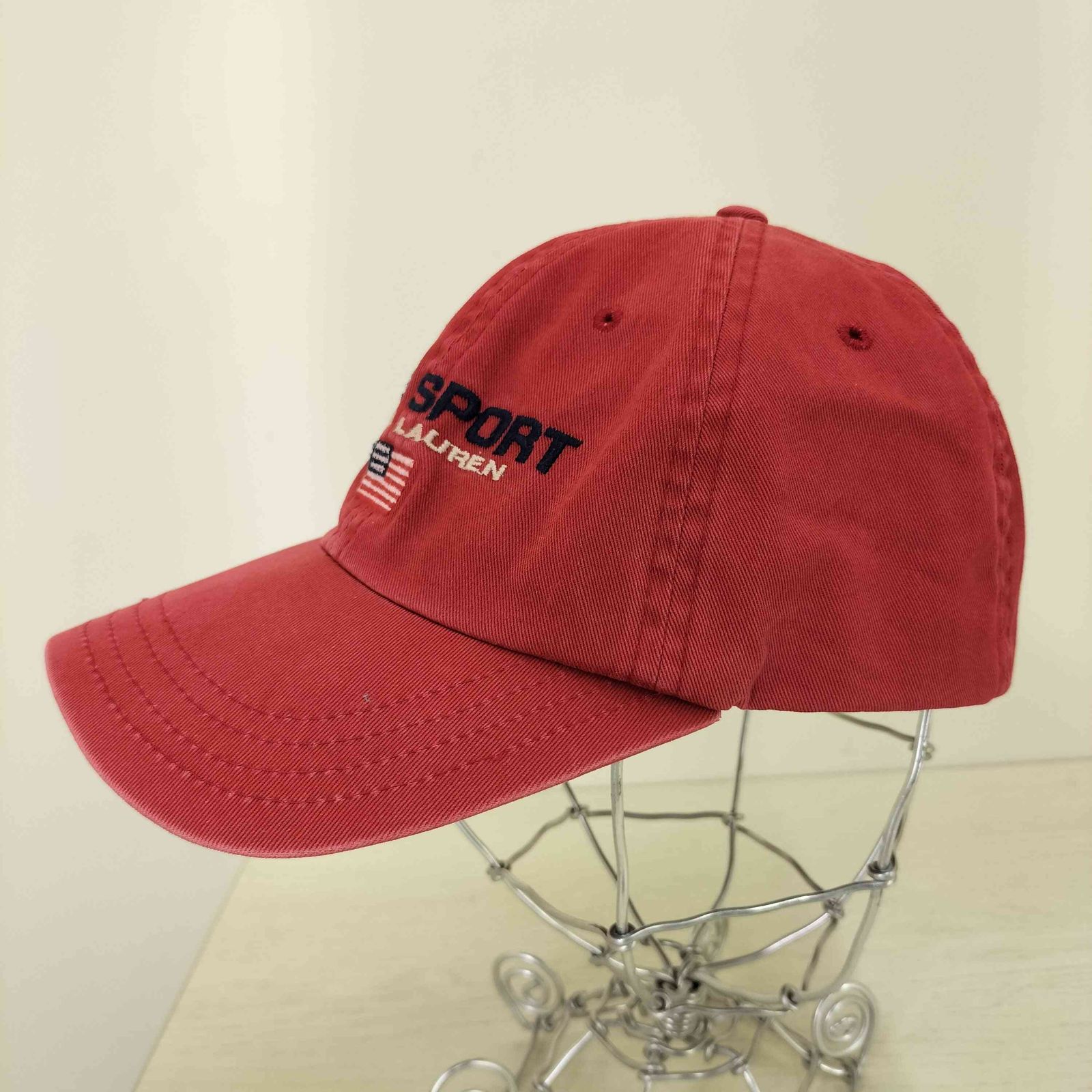 POLO SPORT 6パネル キャップ 星条旗 台湾製 ポロスポ POLO SPORT ポロ スポーツ コットンキャップ 星条旗 90's 90年代