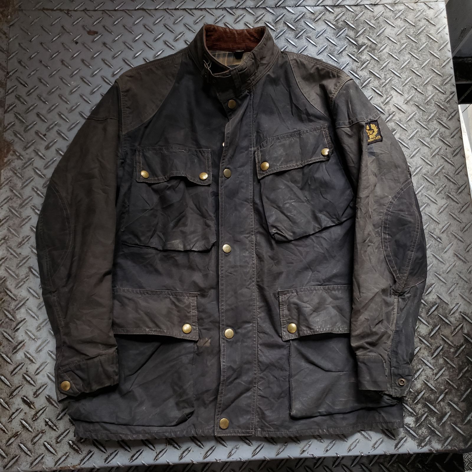 希少 60s 70s Belstaff トライアルマスター オイルドジャケットM 貴重 60s Belstaff TRIAL MASTER ベルスタッフ トライアル
