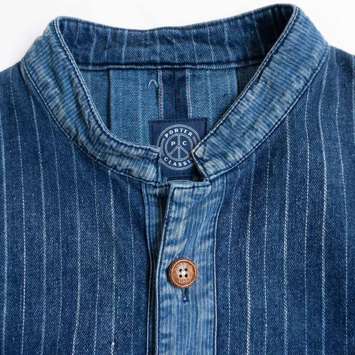 ジャケット・アウター HAWAIIAN DENIM STAND COLLAR SHIRT JACKET HAWAIIAN DENIM STAND COLLAR SHIRT JACKET