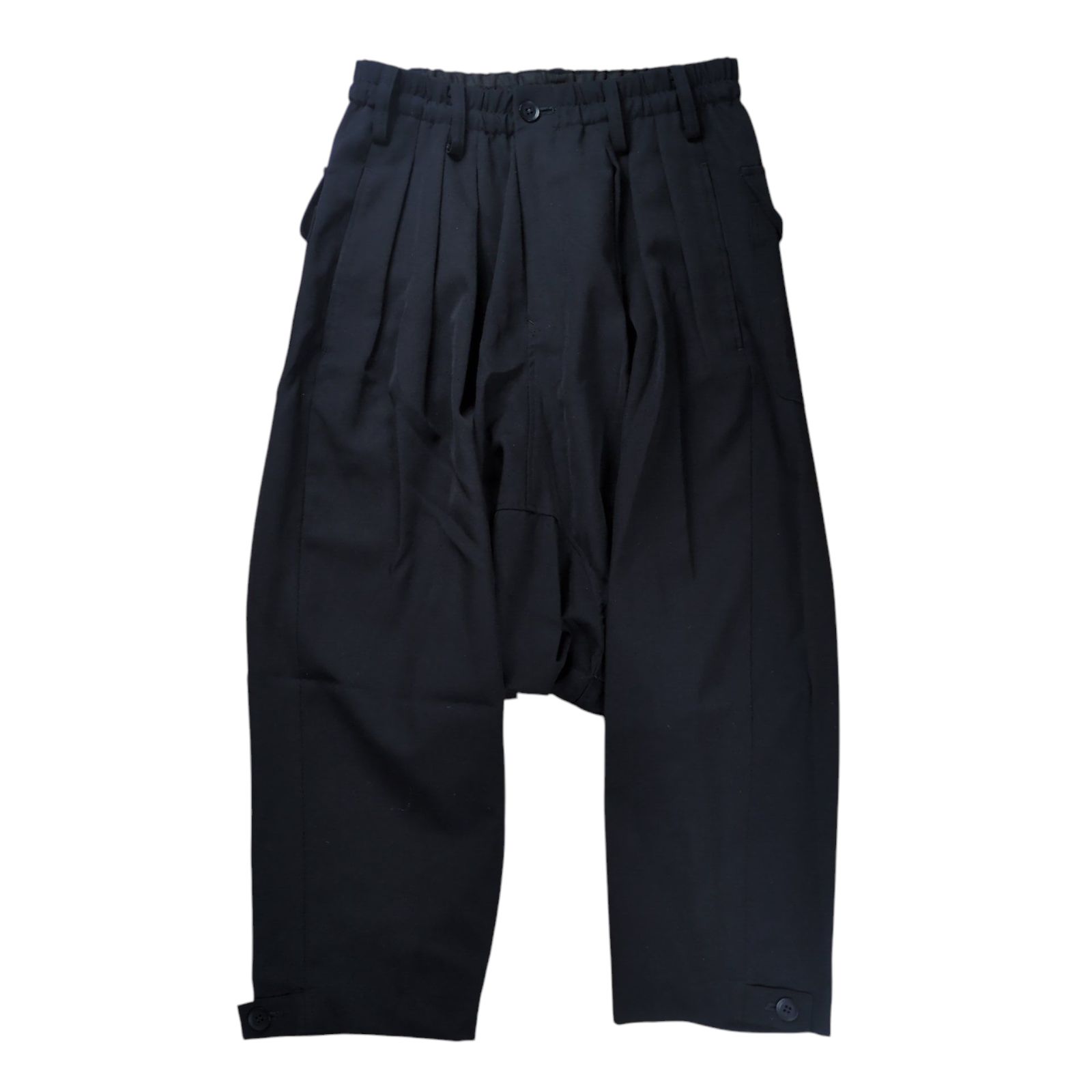 Yohji Yamamoto collections Wool Garbardine 6 Tuck Sarouel Pants