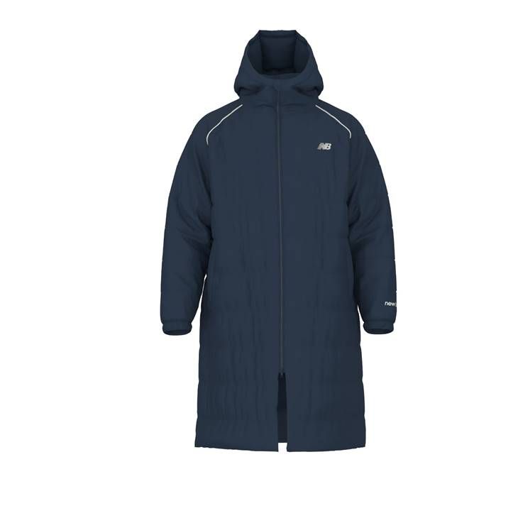 ニューバランス ベンチコート 中綿 ロングコート メンズ Newbalance パデッドコート 中わた はっ水 用 アウター スポーツウェア ウエア フード付 着 メンズアウター メンズファッション|AMJ53173-NNY