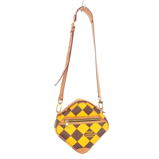 ルイヴィトン LOUIS VUITTON ダミエ ポップ チェス メッセンジャー ショルダーバッグ 鞄 ジョーヌ イエロー N40562