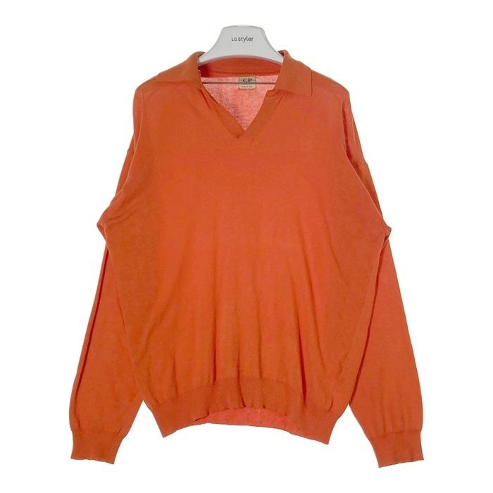 ☆C.P. COMPANY シーピーカンパニー 襟付きニット オレンジ size