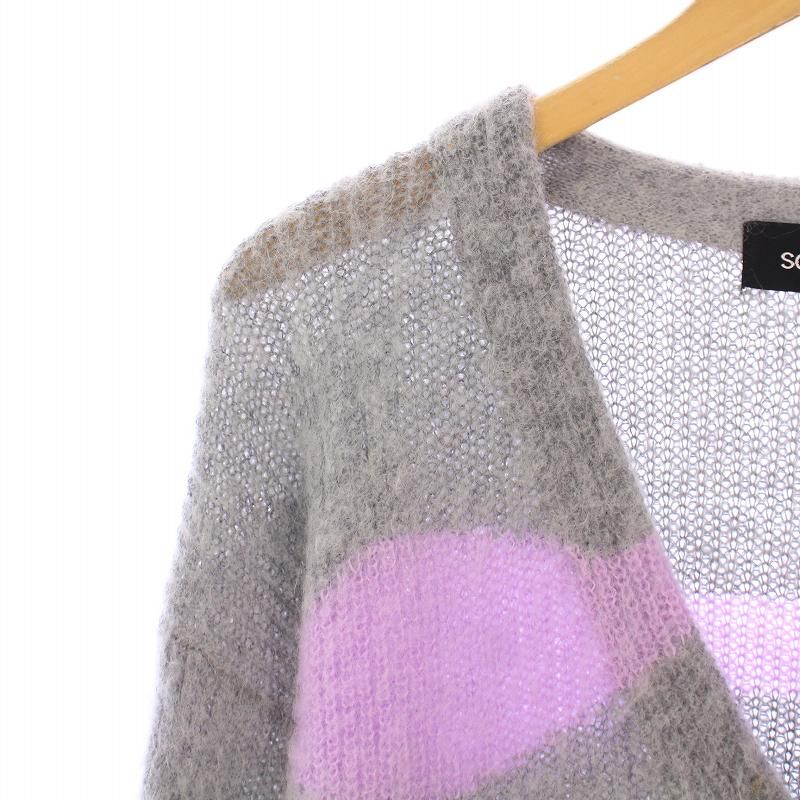 スドーク soduk drawing knit top gray ニット グレー スドーク soduk drawing knit cardigan ドローイングニット
