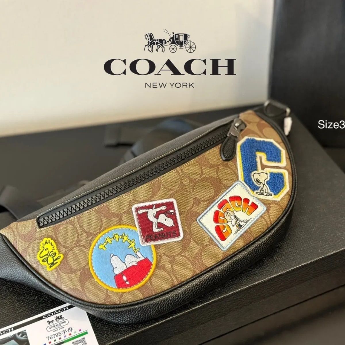 COACH コーチバッグ C4028 COACH X PEANUTS ピーナッツコラボ  