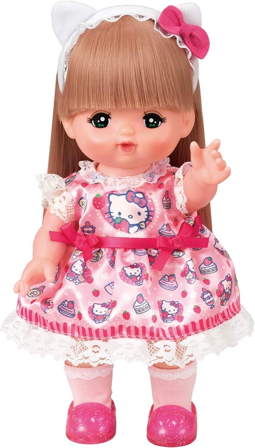 【新品】メルちゃん きせかえセット ハローキティいちごのワンピ