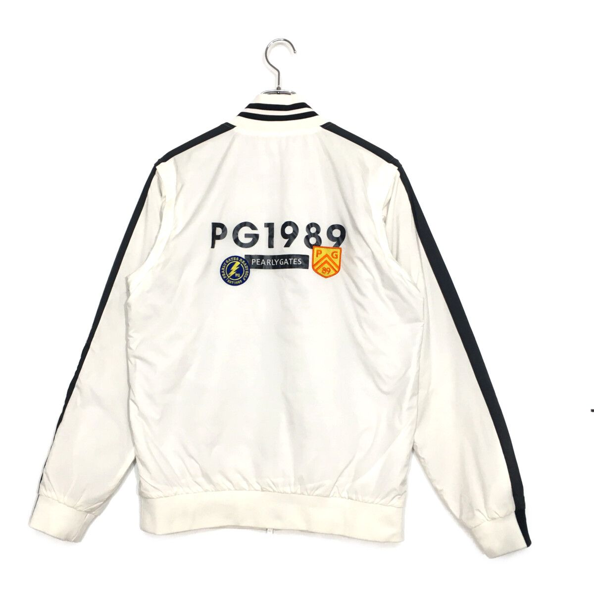 メンズ パーリーゲイツ PEARLY GATES ブルゾン 5 L 白 青 中綿 リバーシブル 4WAY