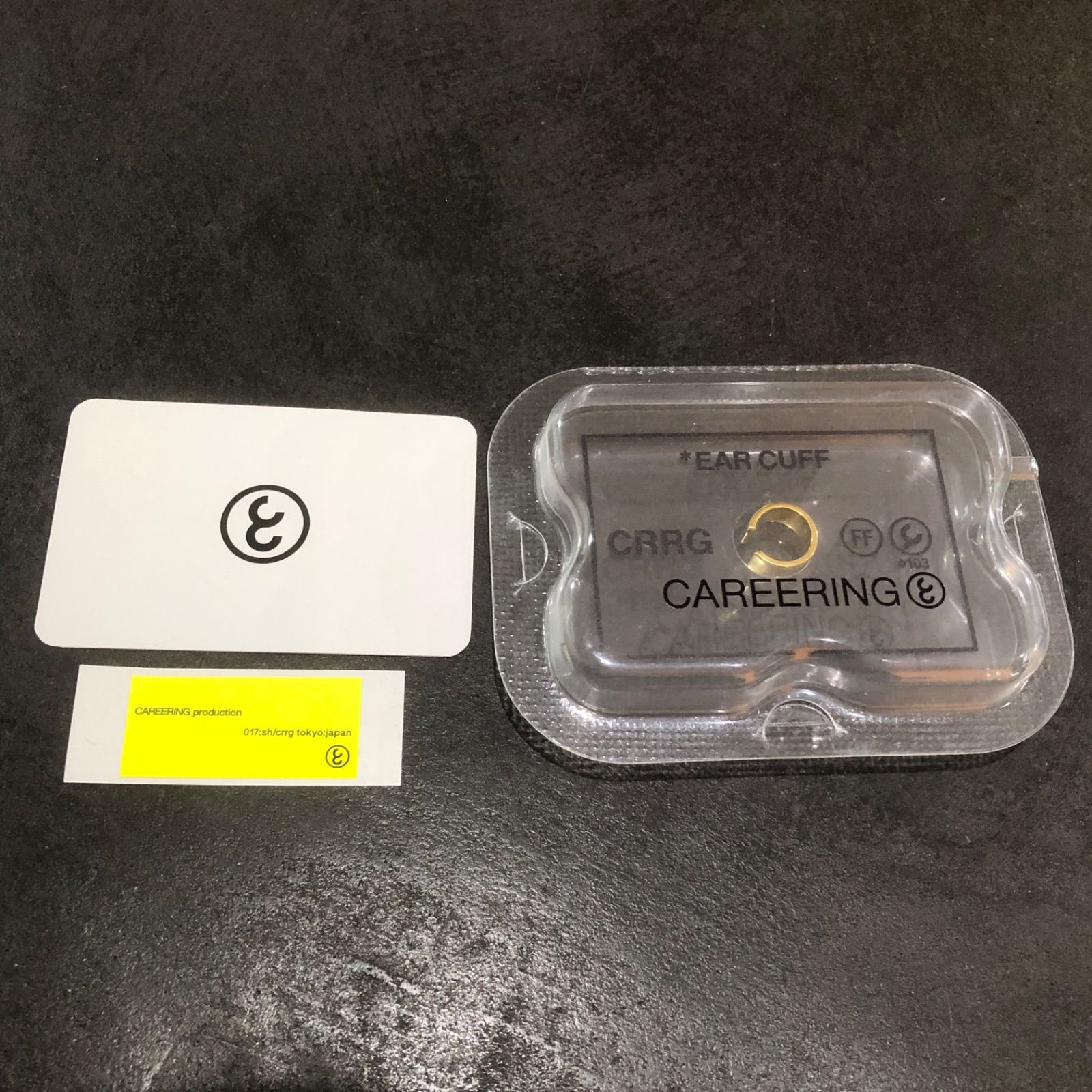 参考上代23100円 CAREERING EAR CUFF 903FF GOLD イヤーカフ イヤリング キャリアリング ゴールド 75364A6