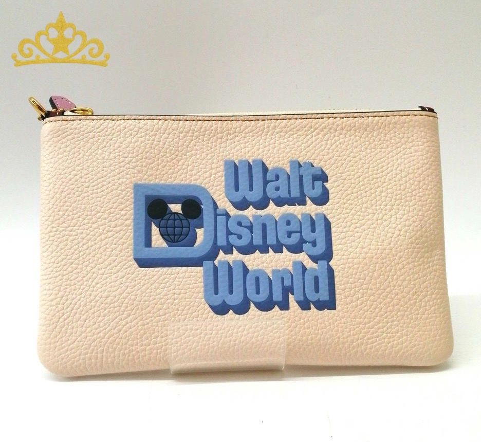 DISNEY × COACH ミッキーマウス コラボ レザー ポーチ