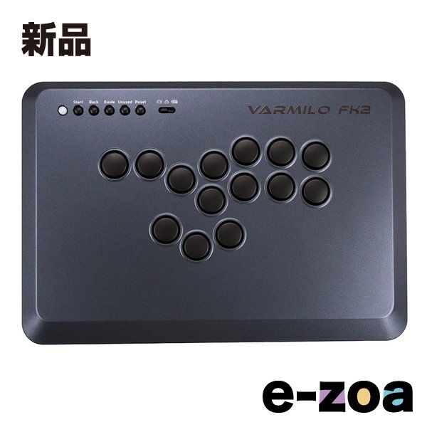 Varmilo アミロ VARMILO FK2 不屈 格闘ゲーム用レバーレスアーケードコントローラー ブラック FK2 Black Leverless Arcade Controller for Fighting Games 2648086