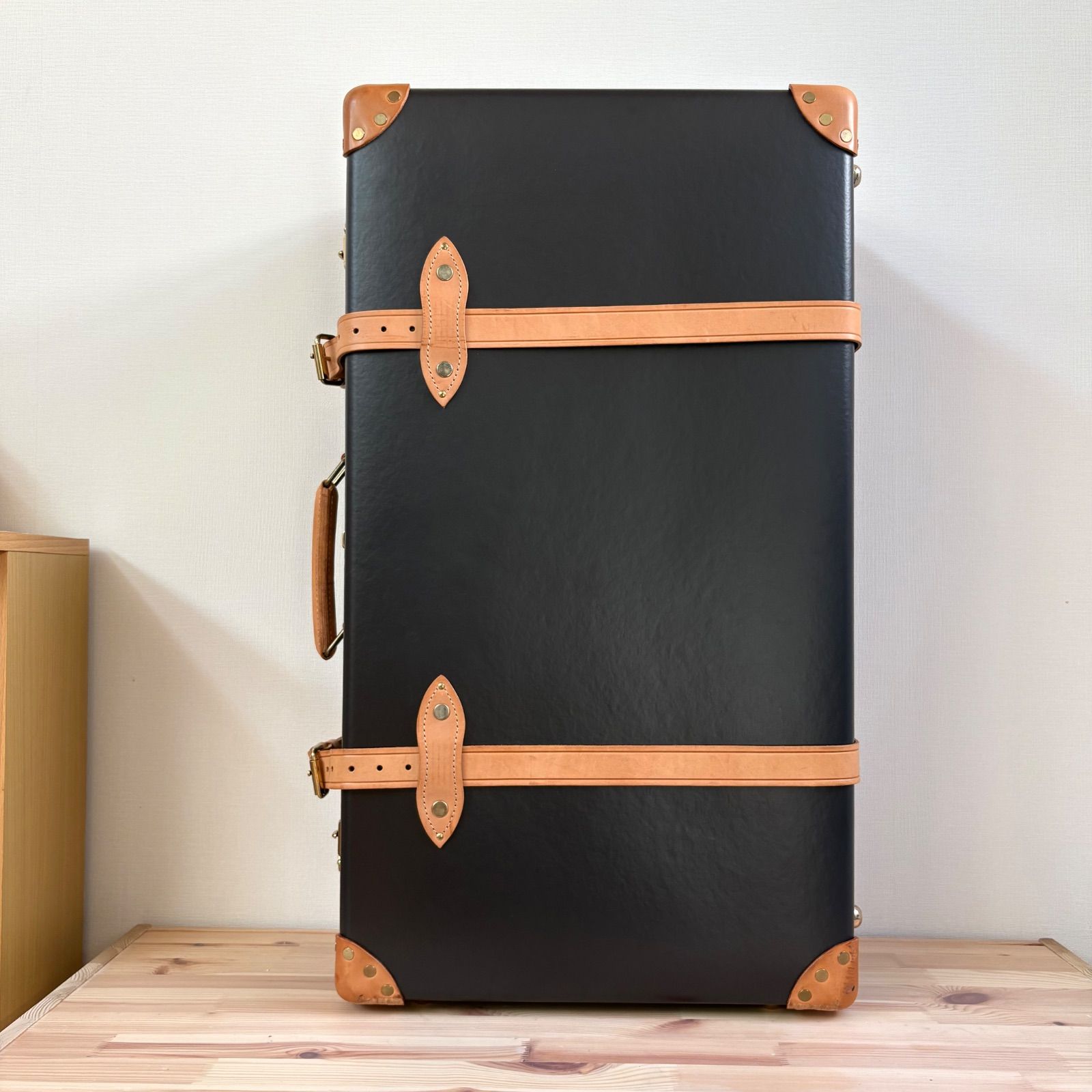 GLOBE-TROTTER グローブトロッター Safari サファリ ヴァルカンファイバー 30インチ 2輪 キャリーケース ブラック