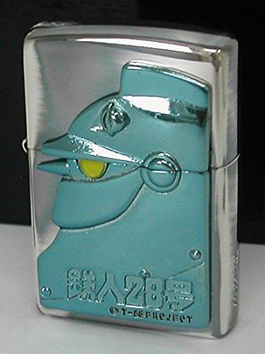 ZIPPO(ジッポー) ライター ジッポ 鉄人28号 劇場版 2004年 製 ブルーチタン トリックタイプ 生産品