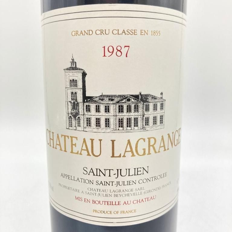 シャトー ラグランジュ 1987 750ml 12.5%【U4】 シャトー ラグランジュ 1987 750ml 12.5%【U4】 ワイン
