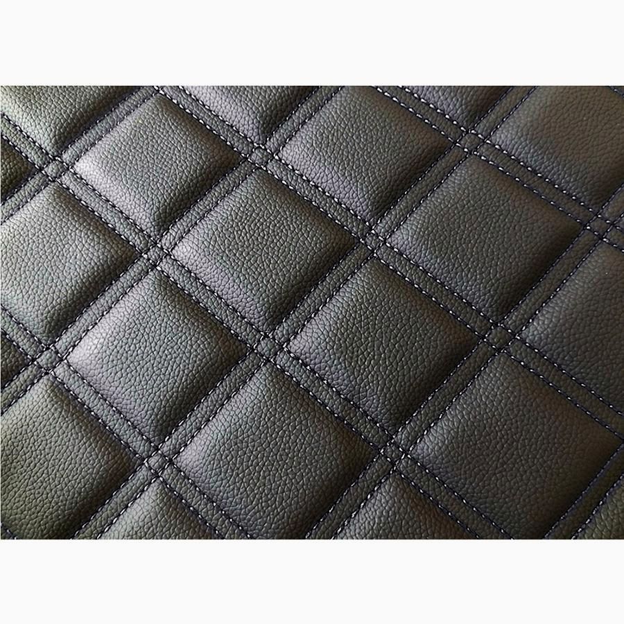 シートカバー ハイゼット カーゴ バン ヘッドレスト 一体型 前席用 赤 青 白 黒 ステッチ 軽バン トラック 内装 部品 カスタム パーツ ダイハツ