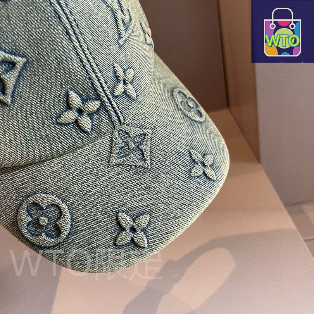 LV（ルイ・ヴィトン） クラシックなデニム プレス ベースボール