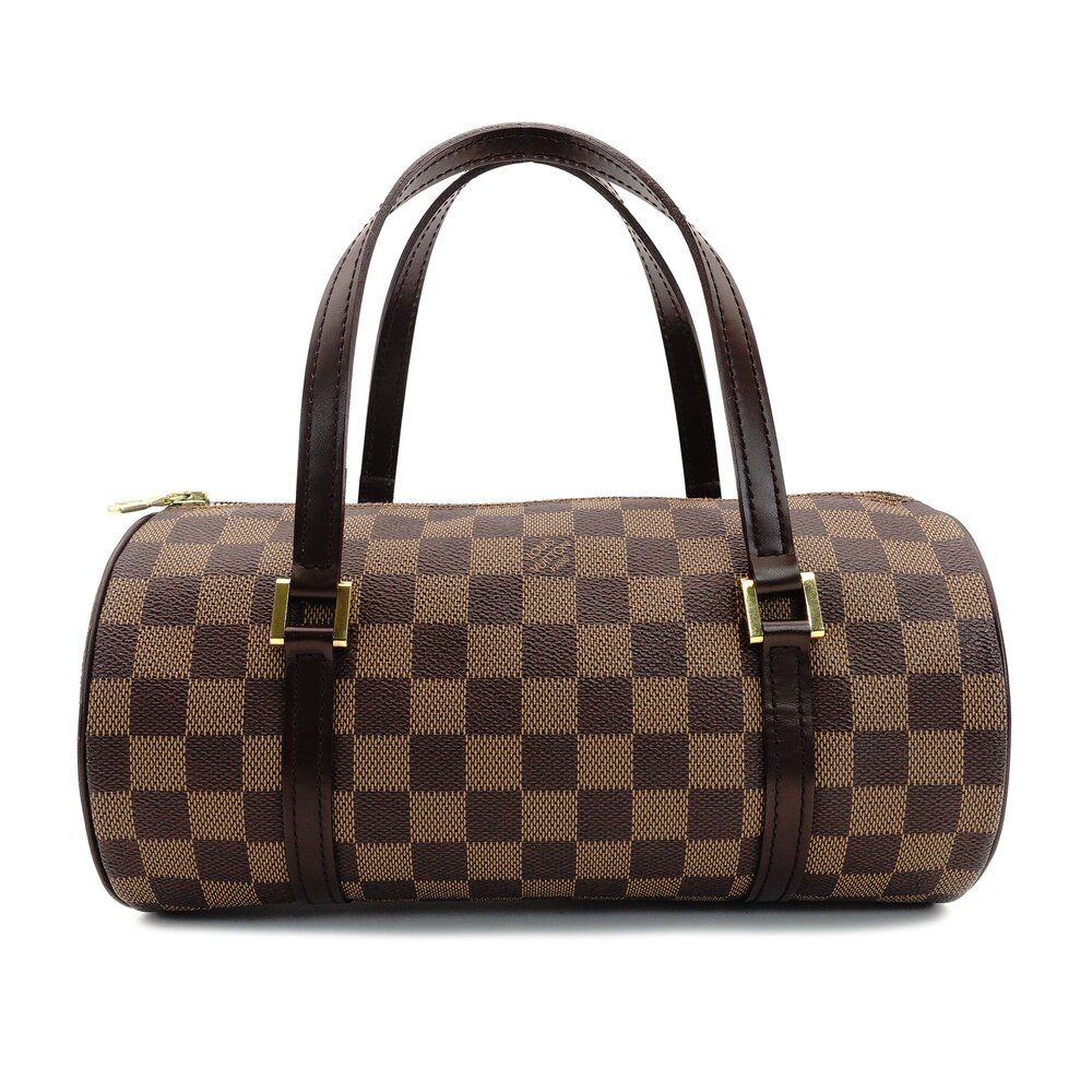 ルイヴィトン LOUIS VUITTON ダミエ パピヨン 30 ハンドバッグ PVC レザー ブラウン ショルダー 7-9-541