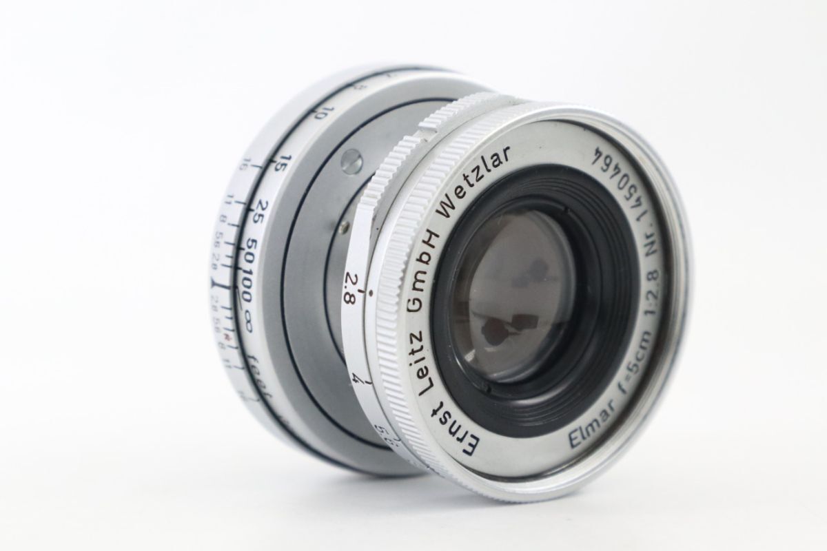 Leica ライカ Elmar Leitz GmbH Wetzlar 5cm 50mm F/2.8 シルバー MF