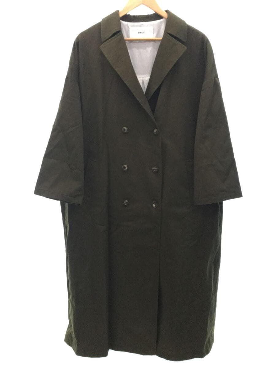 RIM.ARK Wide Volume Spring Coat トレンチコート FREE コットン カーキ 460CSL30-0190 - メルカリ