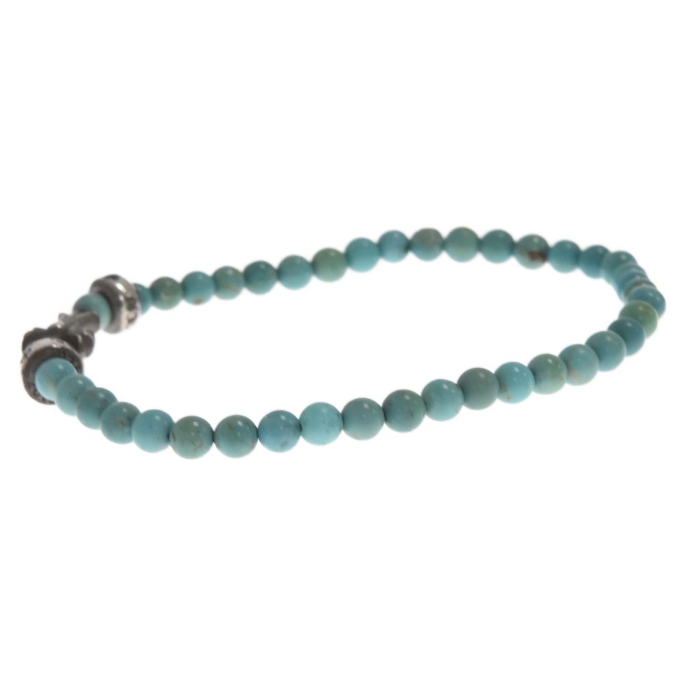 CHROME HEARTS (クロムハーツ) 4mmBEAD ビーズブレスターコイズ