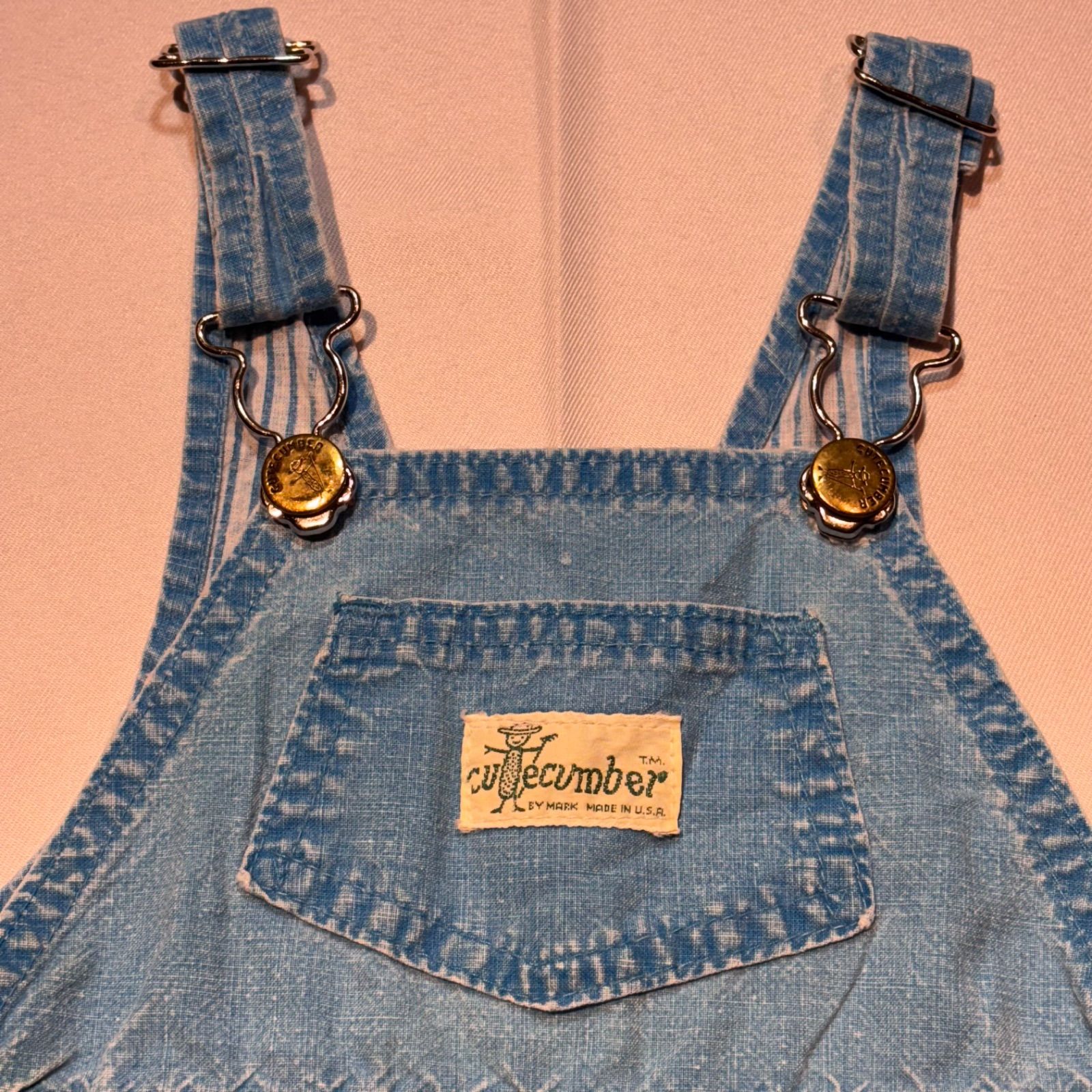 CUTE CUMBER made in USA Vintage キッズ オーバーオール 男の子 女の子