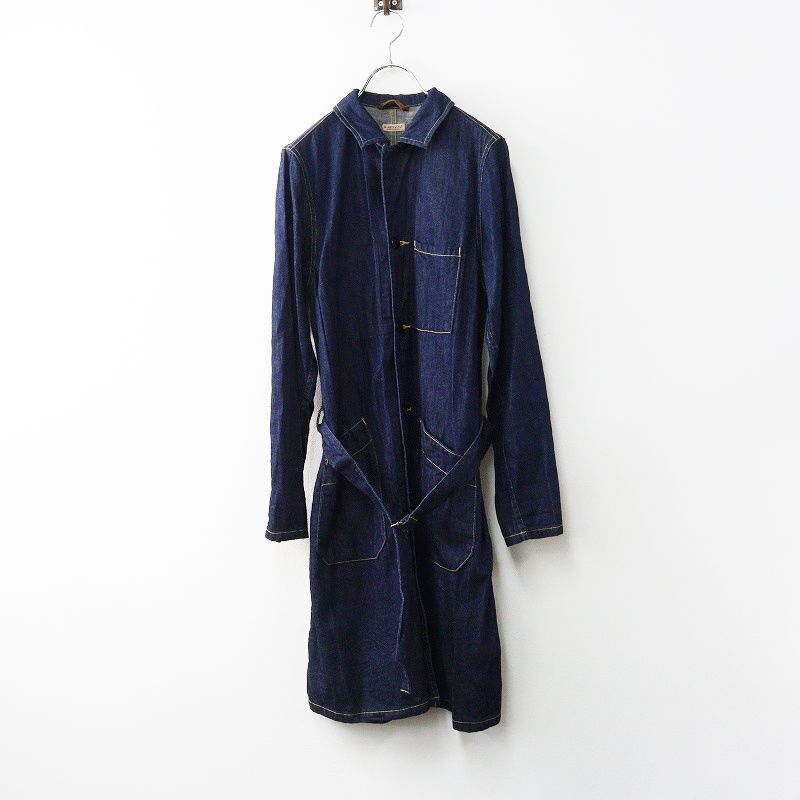 キャピタル KAPITAL 8ozデニムショップコート 1(S)インディゴ