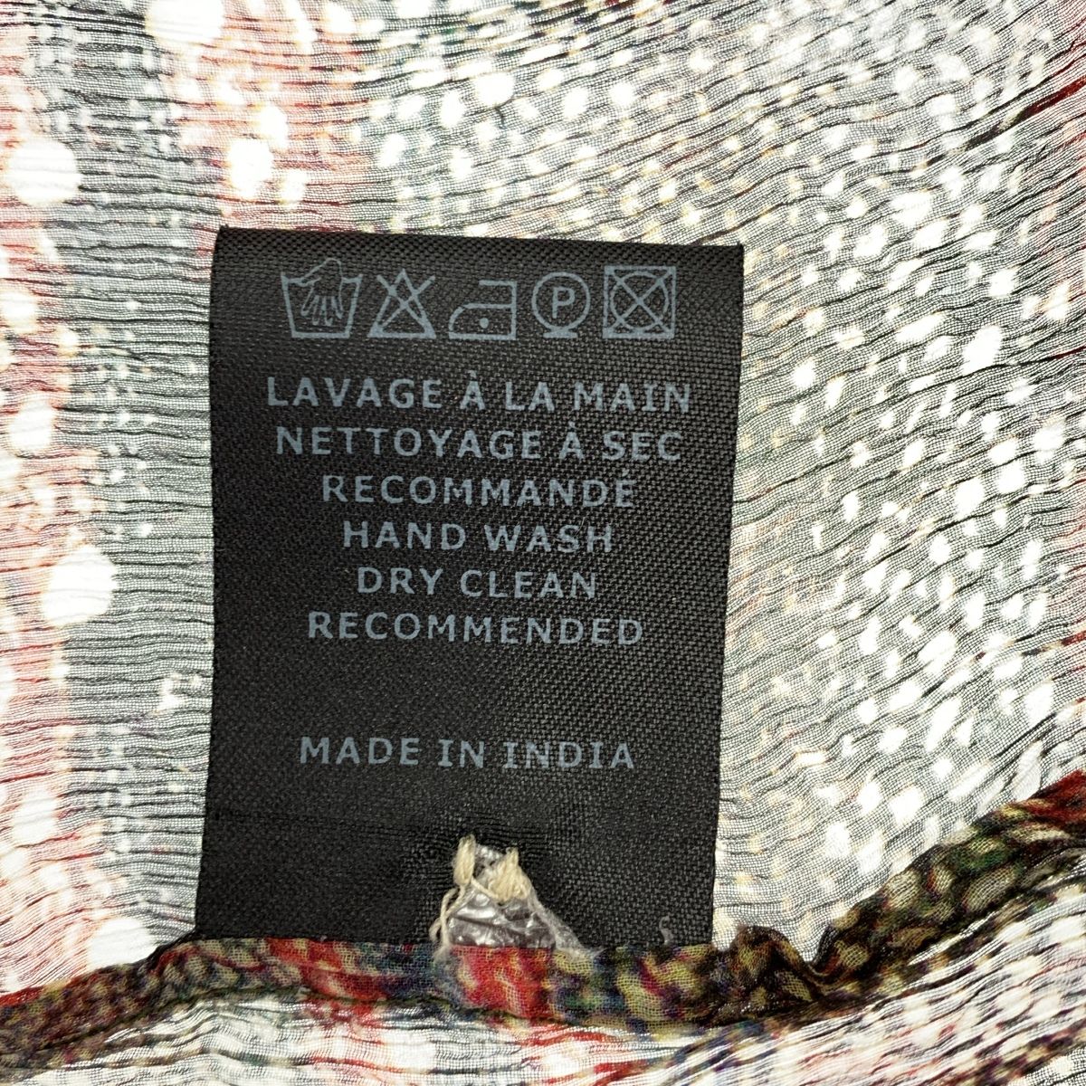 ISABEL MARANT ETOILE / イザベルマランエトワール | シルク 総柄 ヘンリーネック プルオーバーブラウス | 38 | マルチカラー | レディース ISABEL MARANT ETOILE / イザベルマランエトワール | シルク 総柄