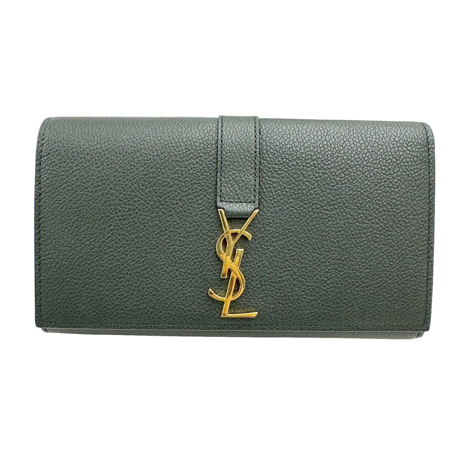 サンローラン SAINT LAURENT PARIS YSL 二つ折り長財布 414567 ロゴ 