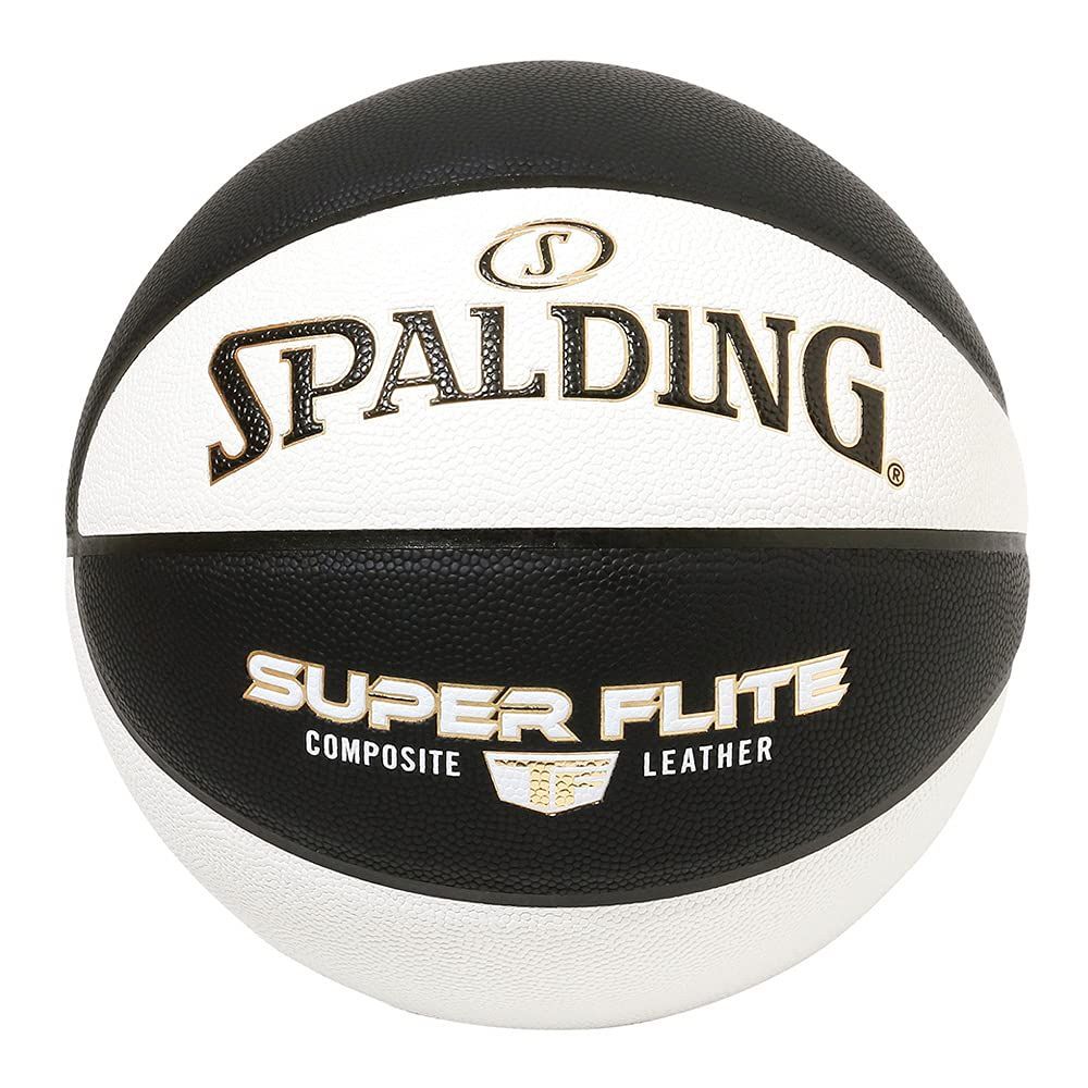 スーパーフライト ブラック×ホワイト 77-116J SPALDING(スポルディング) バスケットボール スーパーフライト ブラック×ホワイト 合成皮革 7号球 77-116J バスケ バスケット