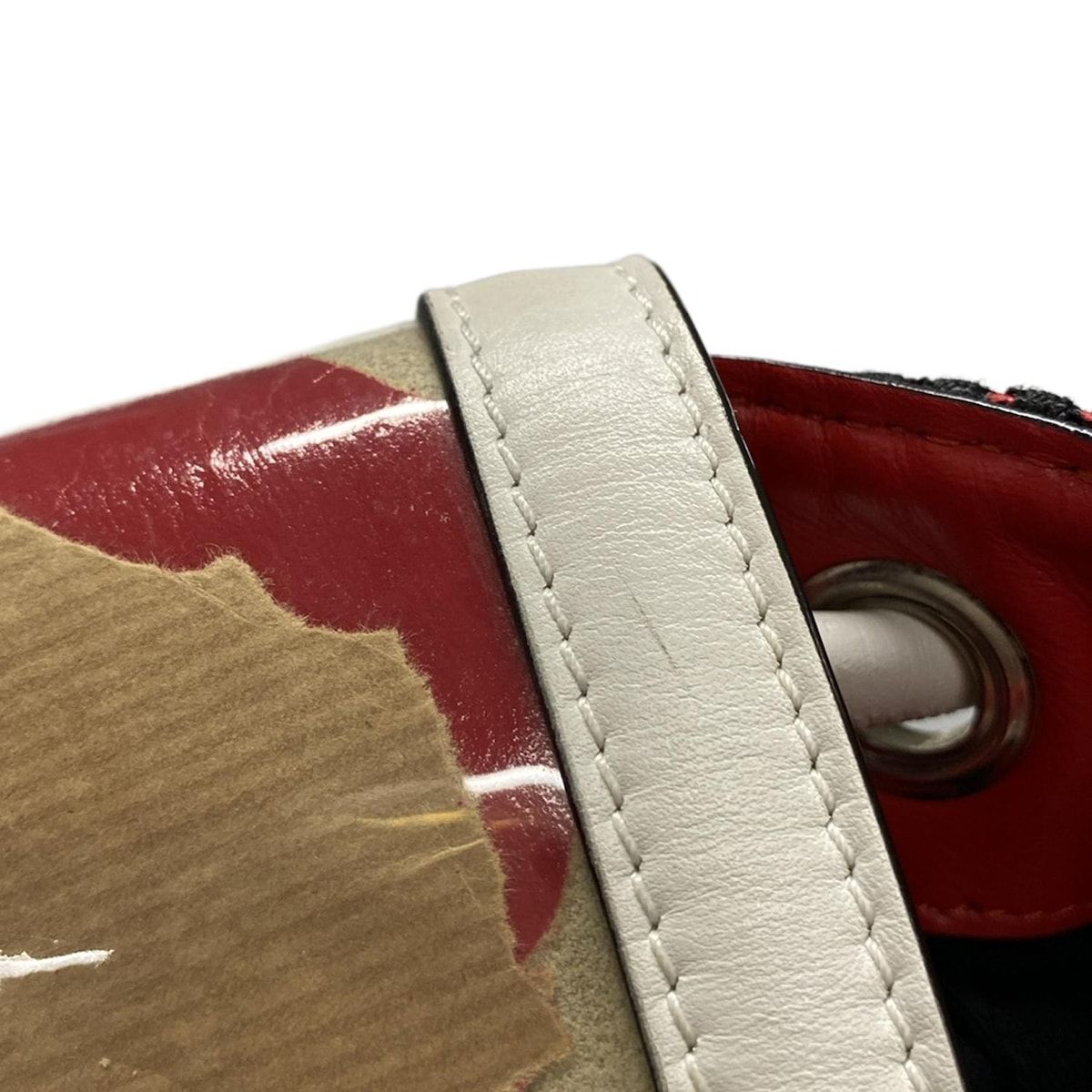 黒×白×マルチ レザー