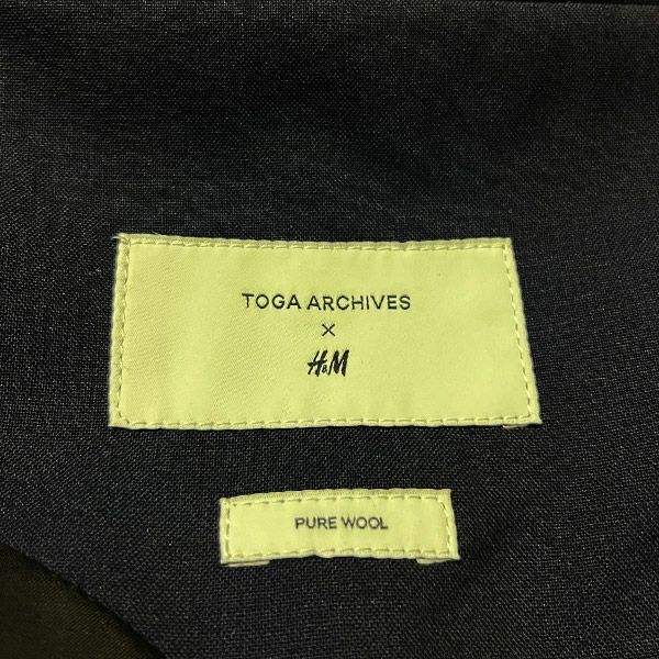 【新品】TOGA ARCHIVES x H&M バックオープン ジャケット
