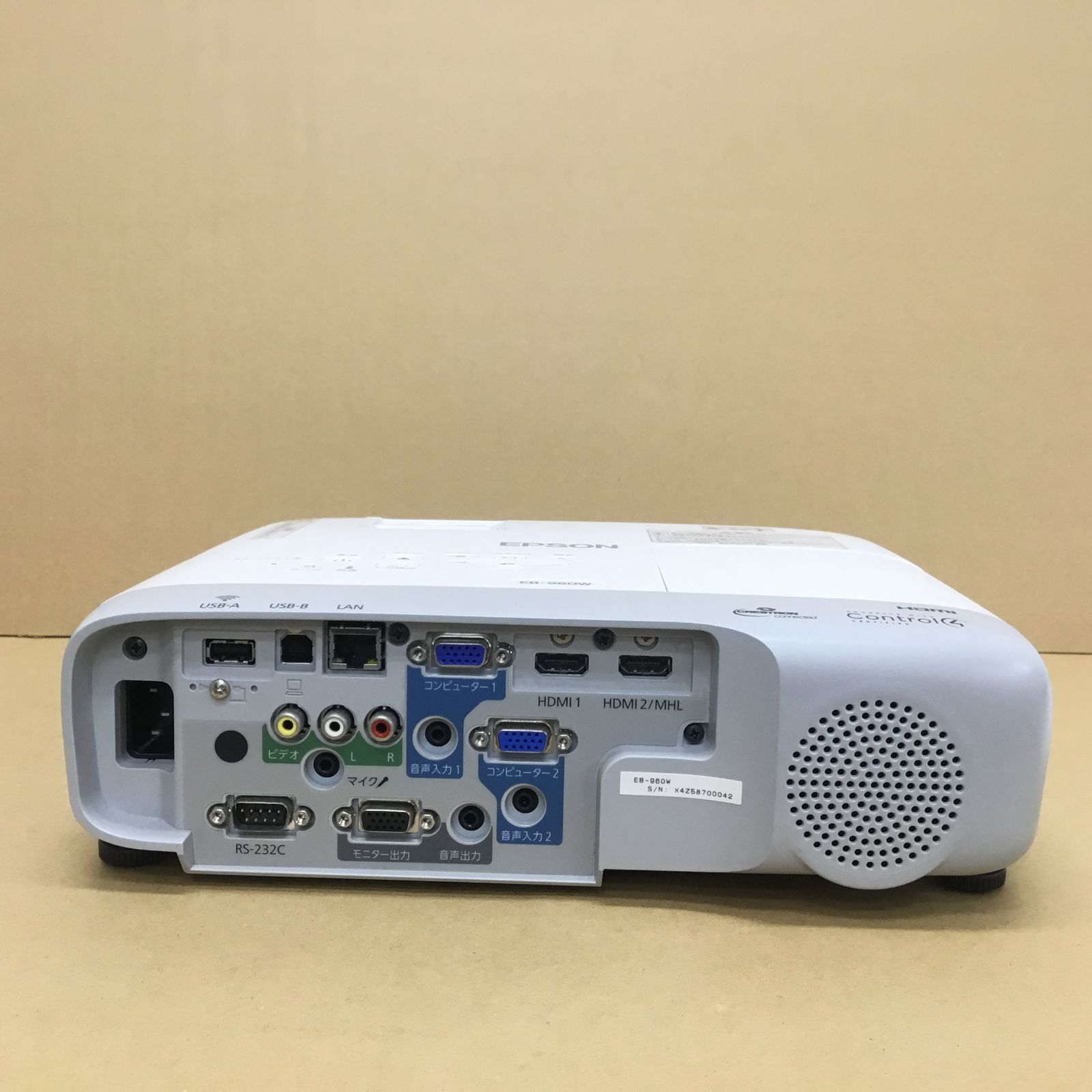 ランプ使用932時間 エプソン ビジネスプロジェクター EB-W12 2800