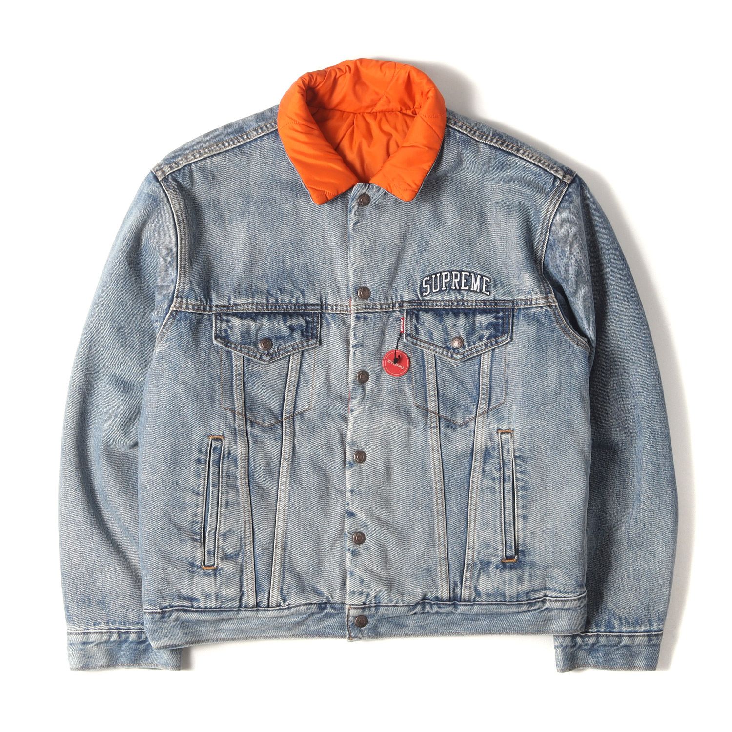 美品 Supreme シュプリーム ジャケット サイズ:M Levis リバーシブル 