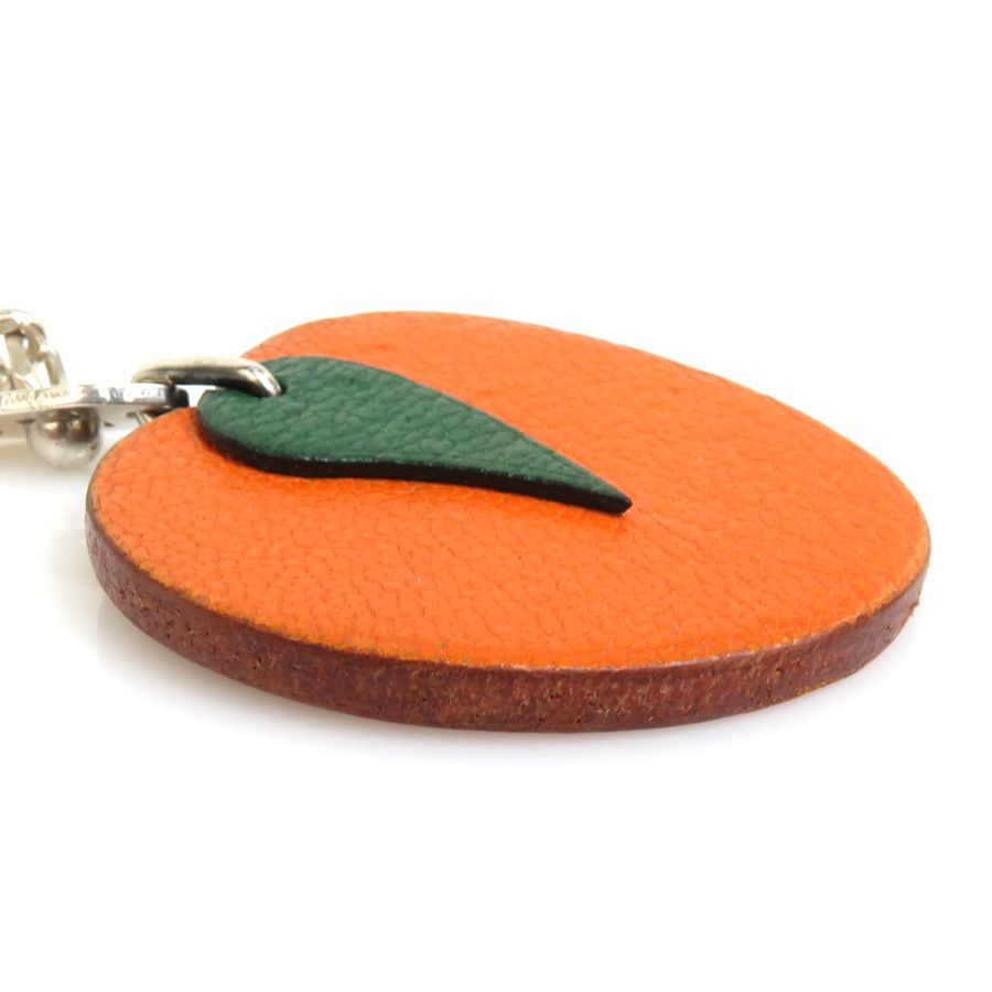 エルメス HERMES チャーム フルーツモチーフ アプリコット