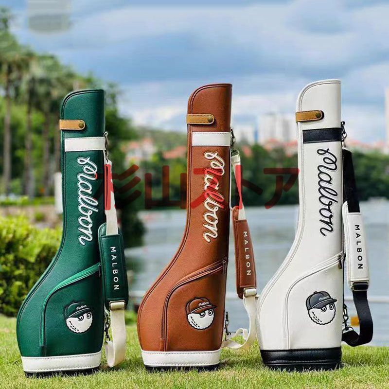 Malbon Golf トラベル・練習用キャディバッグ グリーン 即購入可⭐ Malbon Golf トラベル・練習用キャディバッグ グリーン 即購入可