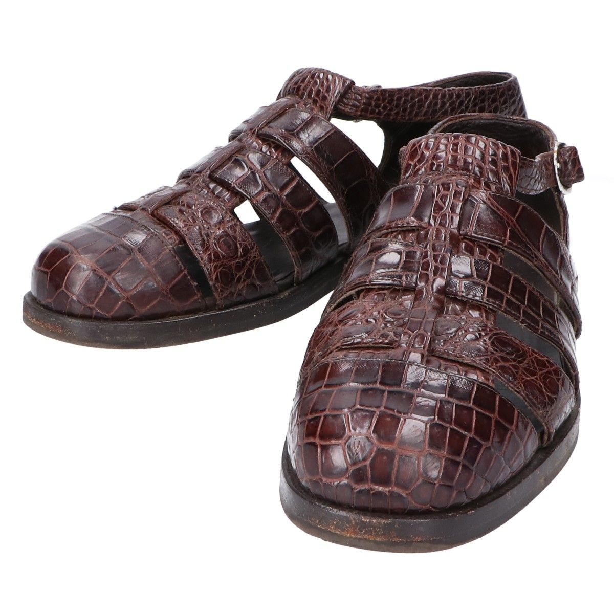 美品/ ZELE-PARIS ゼルパリ ディアスキンｘクロコダイル テーラード ジャケット 48 ブラック メンズ