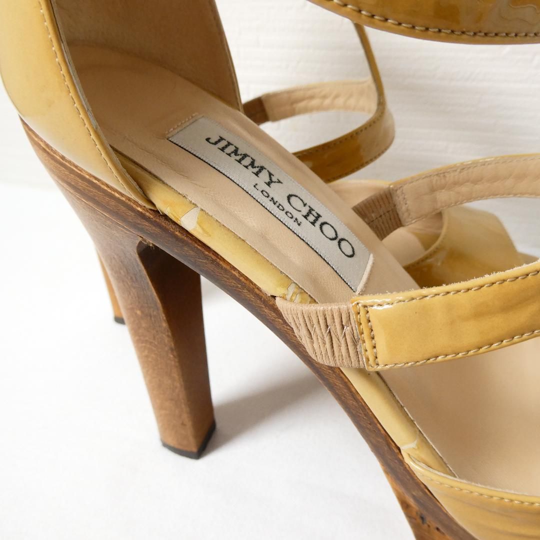 JIMMY CHOO ジミーチュウ サイズ38 約25㎝ サンダル パンプス アンクル