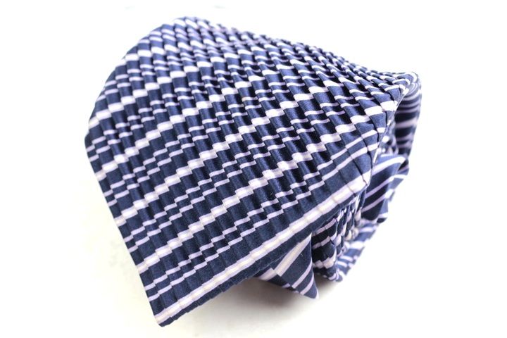 ステファノリッチ ブランド ネクタイ シルク ストライプ柄 PO メンズ