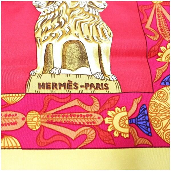 ☆90sエルメス スカーフ【TORANA】塔門 ヴィンテージ HERMES カレ90