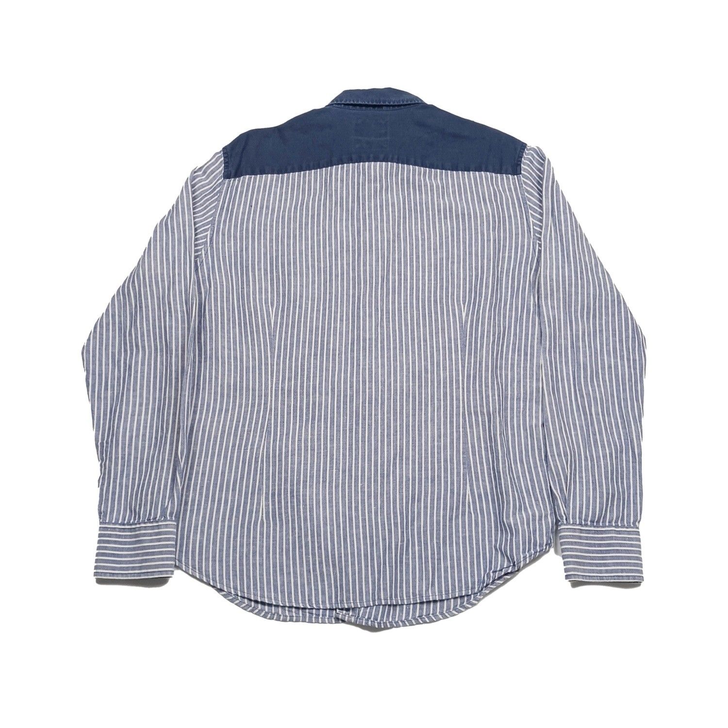 ARMANI EXCHANGE アルマーニ ストライプ 長袖シャツ メンズ L
