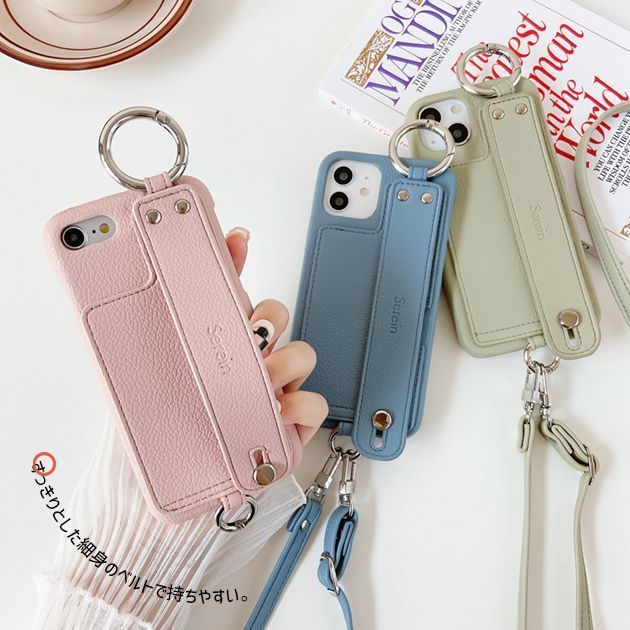 スマホケース ショルダー iPhoneSE3 16e 15 ケース 手帳型 アイフォンSE2 14 13 カバー アイホン12 携帯ケース 11 iPhoneケース カード収納 CHRISTIANNAURATH_COM_BR